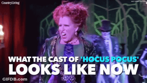 Redhead Woman What The Cast Of Hocus Pocus Looks Like Now GIF
