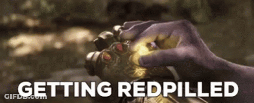 Redpilled Thanos GIF