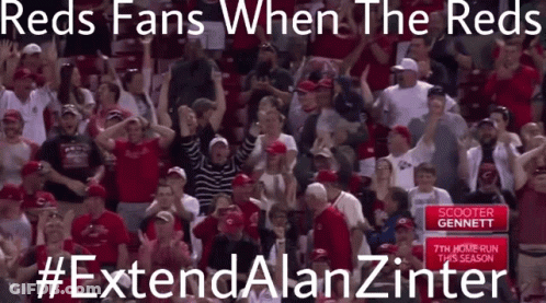 Reds Fans Reacting To Scooter Gennett's 7Th Home Run GIF