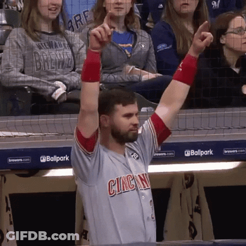 Reds Jesse Winker Dab Dance GIF