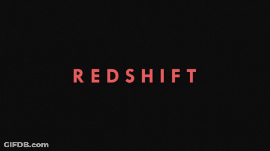Redshift Black Background Discord Profile Banner GIF
