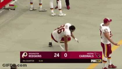 Redskins Vs Cardinals Football Game GIF