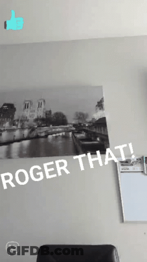 Reenactment Roger That GIF