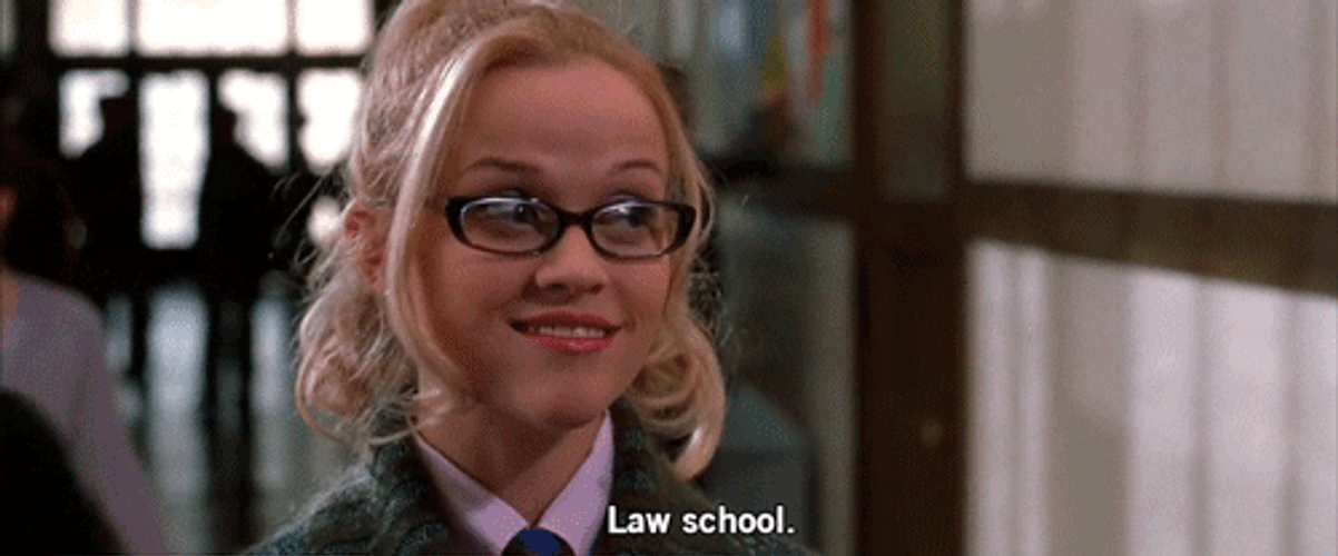 Reese Witherspoon Saying Law School GIF