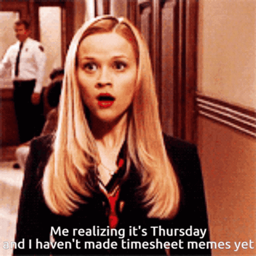 Reese Witherspoon Timesheet Meme GIF