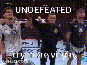 Referee And Two Fighters Undefeated Cry More Virgins GIF