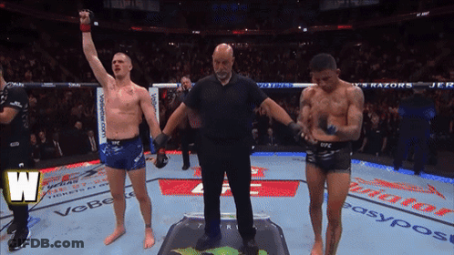 Referee Between Boxing Fighters GIF