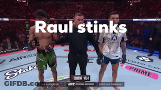 Referee Between Two Fighters Raul Stinks GIF