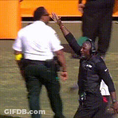 Referee High Fiving Player GIF