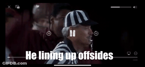 Referee In McDonald's Hat Talking To Players GIF