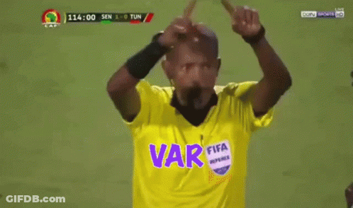 Referee In Sunglasses And Number 18 Shirt GIF