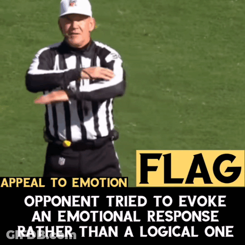 Referee On Field Saying Appeal To Emotion GIF