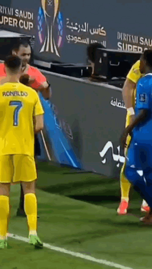 Referee Raised Red Card GIF