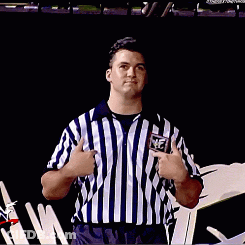 Referee Thumbs Up Downtube Banner GIF