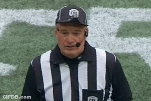 Referee With Hat And Headset GIF