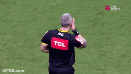 Referee With TCL Logo Shirt GIF