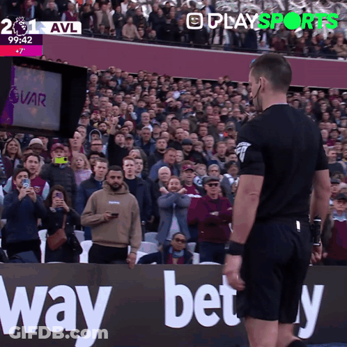 Referee With Way Bet Banner GIF