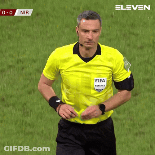 Referee Yellow Card Penalties GIF
