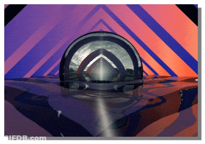 Reflection Glass Loop GIF