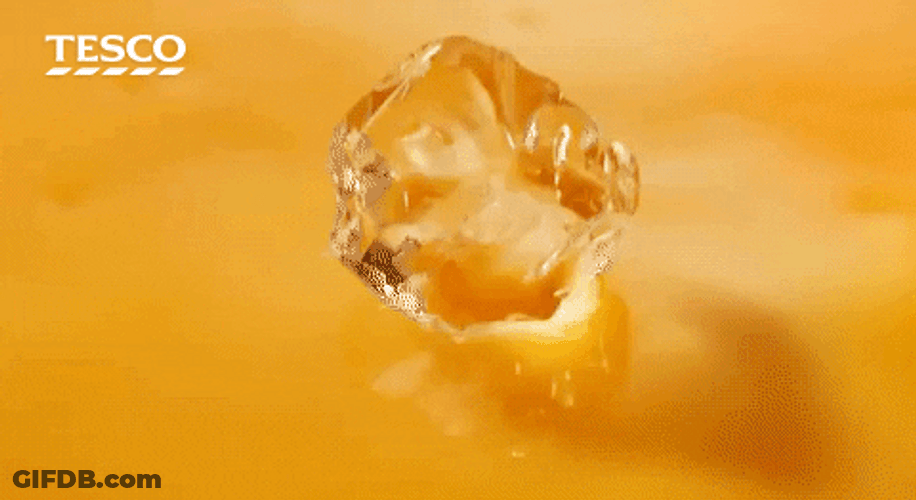 Refreshing Mango Fruit Juice Yellow Slow Motion GIF