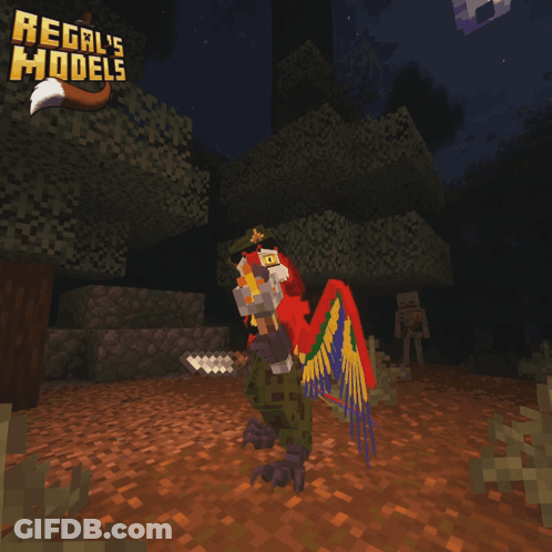 Regal 'S Models Parrot Advertisement GIF