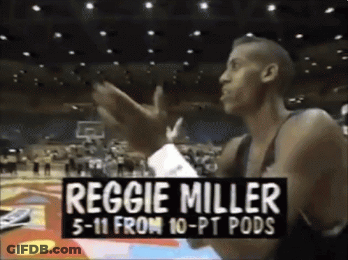 Reggie Miller GIF