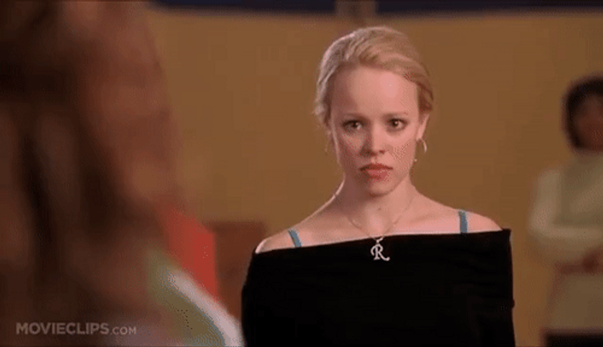 Regina Angry Face Mean Girl GIF
