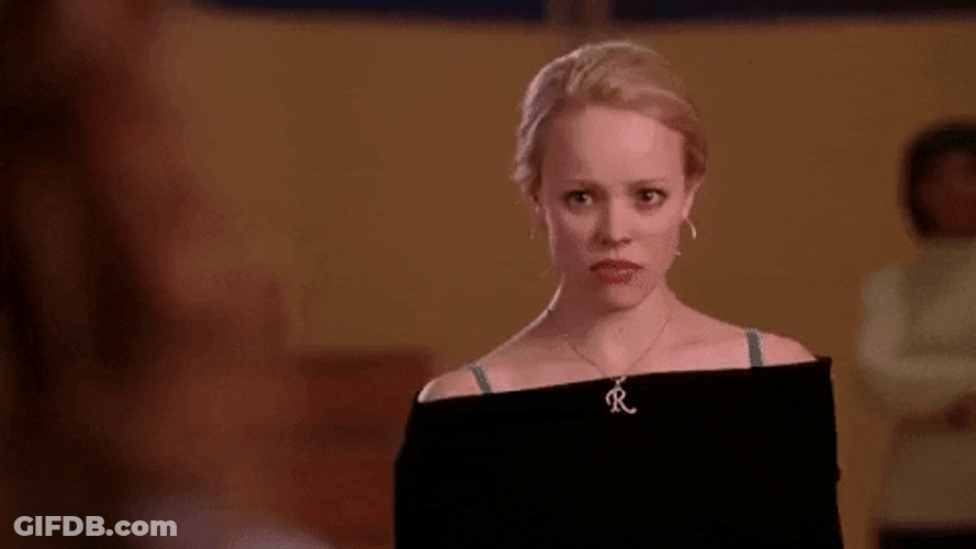 Regina George Angry Walk Out GIF