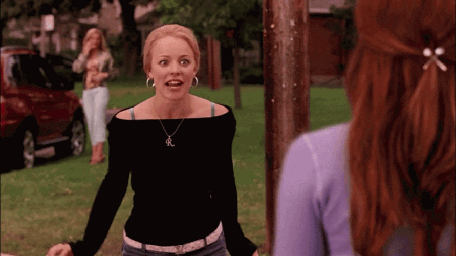 Regina George Bus Crash GIF