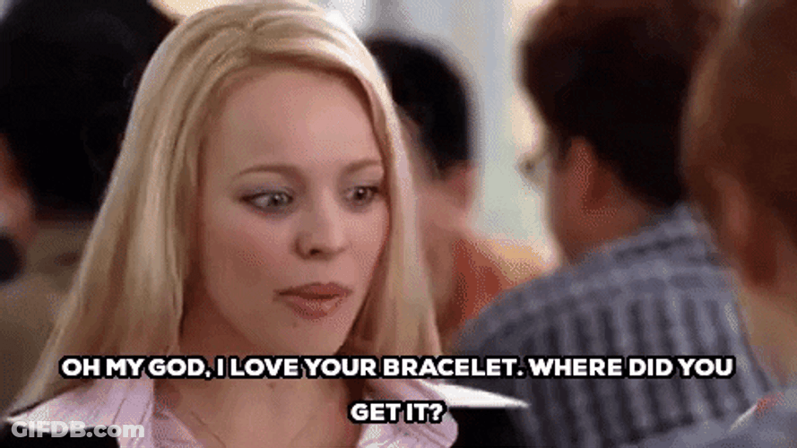 Regina George Love Your Bracelet GIF