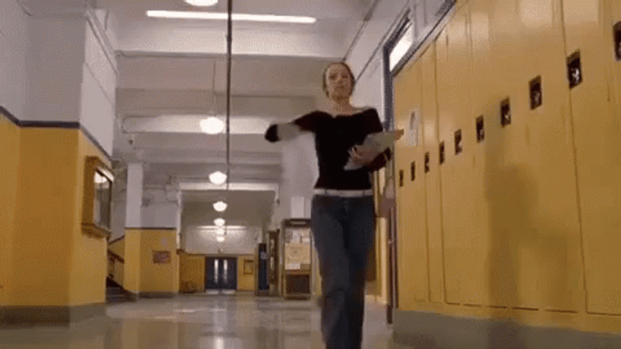 Regina George Paper Throw GIF