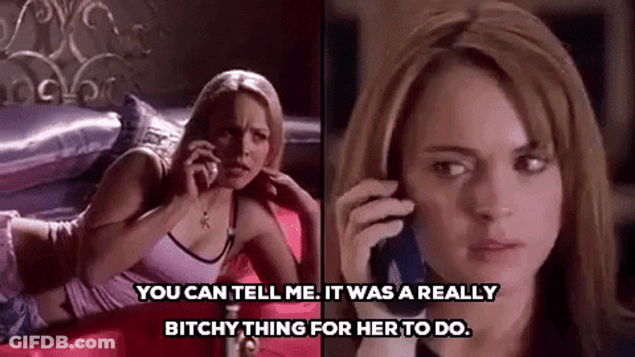 Regina George Tell Me GIF