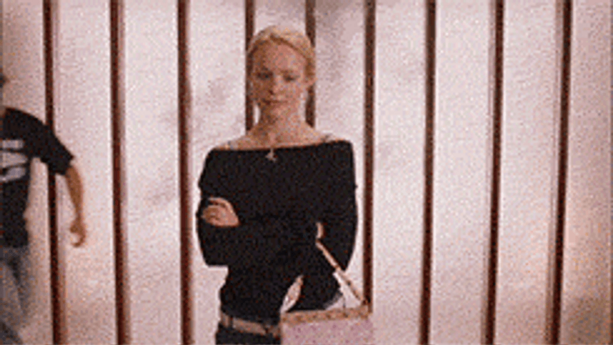 Regina George Watching Chaos GIF