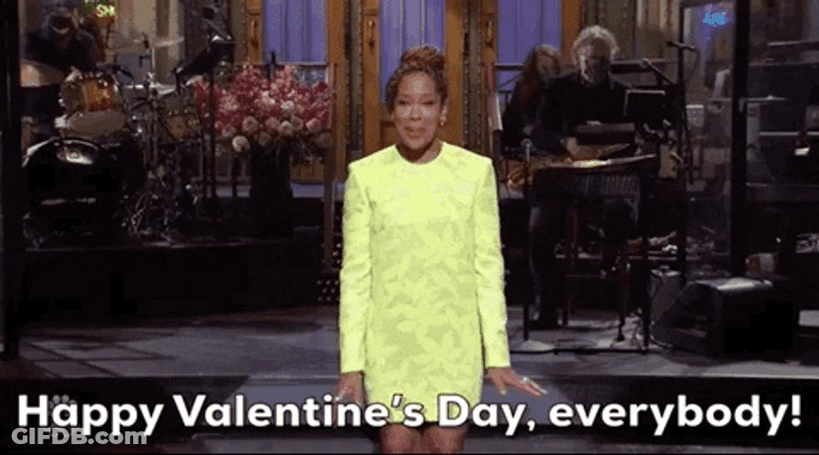 Regina King Happy Valentine's Day Everybody GIF
