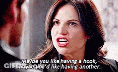 Regina Mills Like Having A Hook GIF