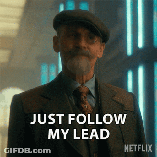 Reginald Hargreeves Follow His Lead GIF