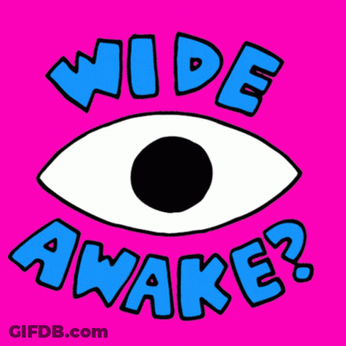 Register To Go Vote Sign With Eye GIF