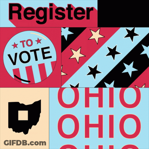 Register To Vote Ohio Sign GIF
