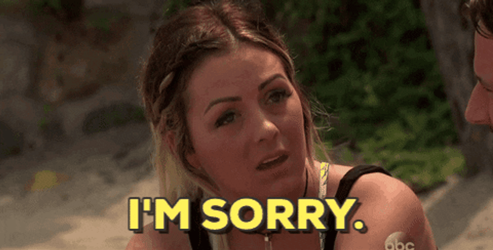 Regretful Girl Im Sorry GIF