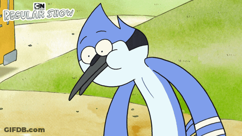 Regular Show Bird Cartoon GIF