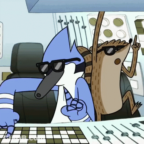 Regular Show Bird Cartoon GIF
