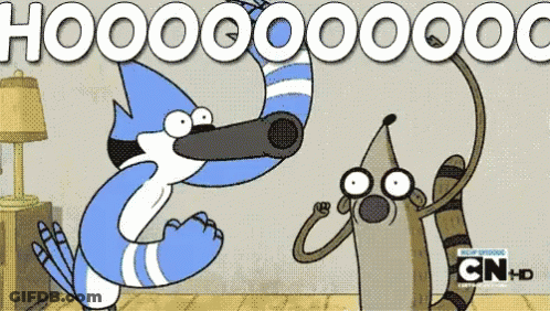 Regular Show Characters Hooooo GIF