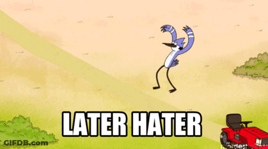 Regular Show Later Haters GIF