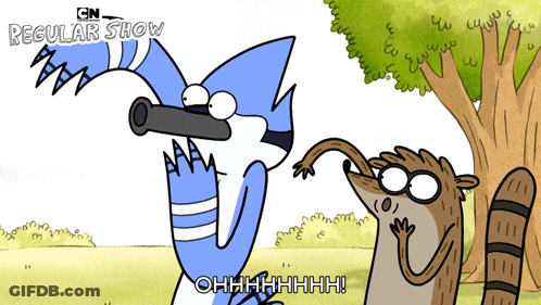 Regular Show Saying Ohhhhhhhh GIF