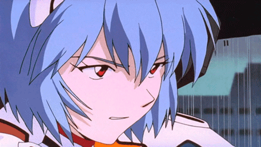 Rei Ayanami Fighting Scene GIF