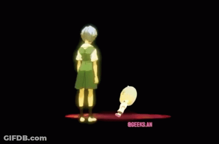 Rei Ayanami Looking At Doll GIF