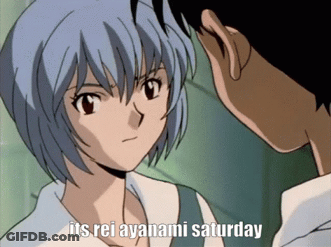 Rei Ayanami Slapping Meme GIF