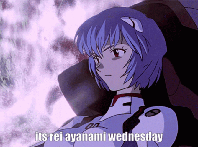Rei Ayanami Throwing Up Meme GIF