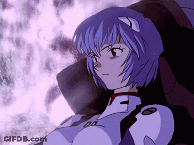 Rei Ayanami Throwing Up GIF