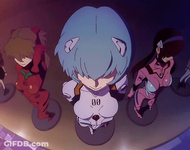 Rei Ayanami With Red Eyes GIF